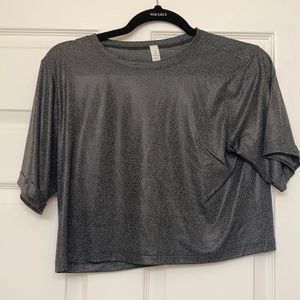 Lululemon Soulcycle athletic cropped shirt- size 4
